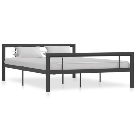 Bed Frame Metal 90x200 cm to 180x200 cm In Black, White & Grey