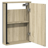 Bathroom Mirror Cabinet Sonoma Oak 42x12x60 cm Engineered Wood