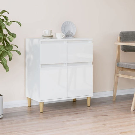 Sideboard White 60x35x70 cm Engineered Wood