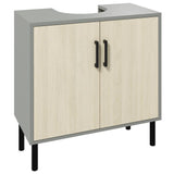 kleankin Bathroom Sink Cabinet, Under Sink Basin Storage Cupboard with Shelf