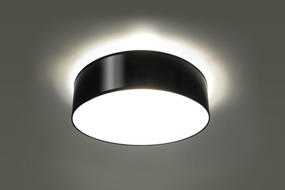 Ceiling Lamp ARENA 35 Black Round Shape Loft Design LED E27