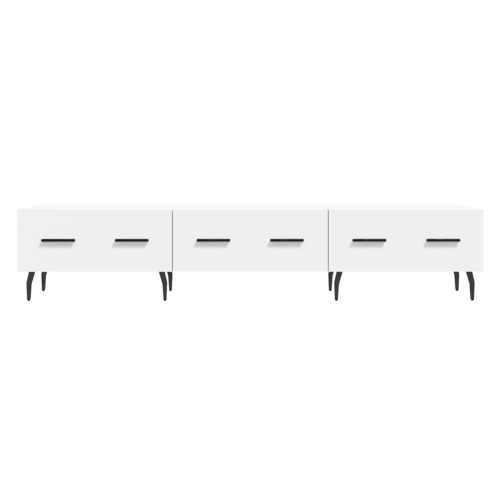 TV Cabinet White 150x36x30 cm Engineered Wood