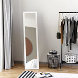 HOMCOM Full Length Mirror, Floor Standing or Wall-Mounted Long Mirror