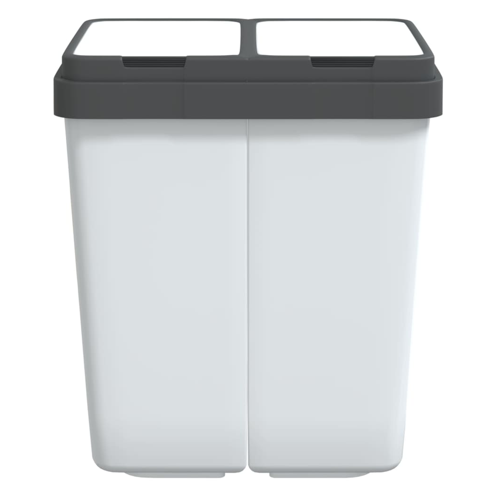 Dual Bin White 2x25 L