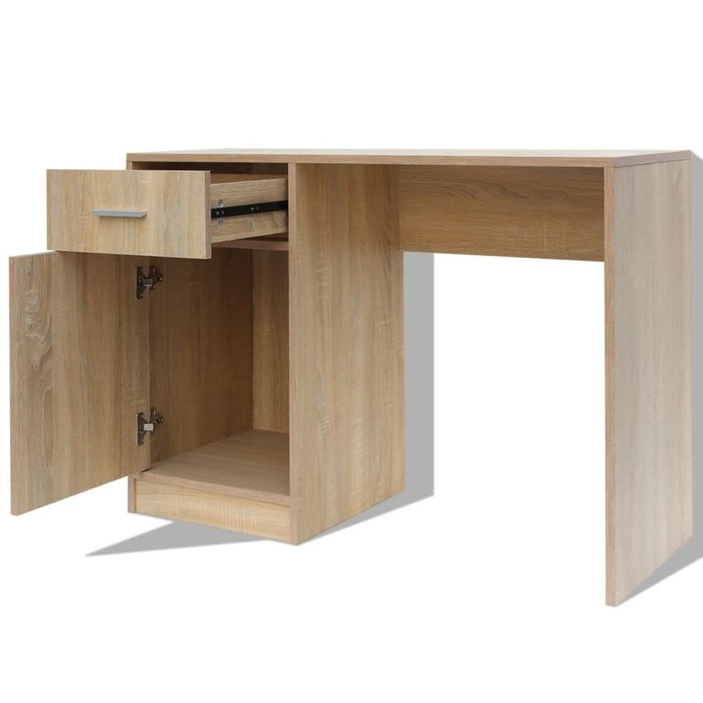 Desk with Drawer and Cabinet 100x40x73 cm