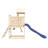 Playhouse with Slide Swing Solid Wood Pine