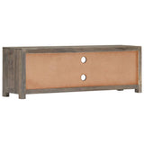 TV Cabinet Grey 120x30x40 cm Solid Mango Wood