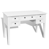 Writing Desk 109.5x45x77.5 cm with 5 Drawers