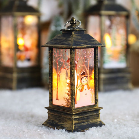 Christmas Candelabra Lamps Table Lamps Night Lights  Santa Claus Decorations   Christmas Desktop Decorations