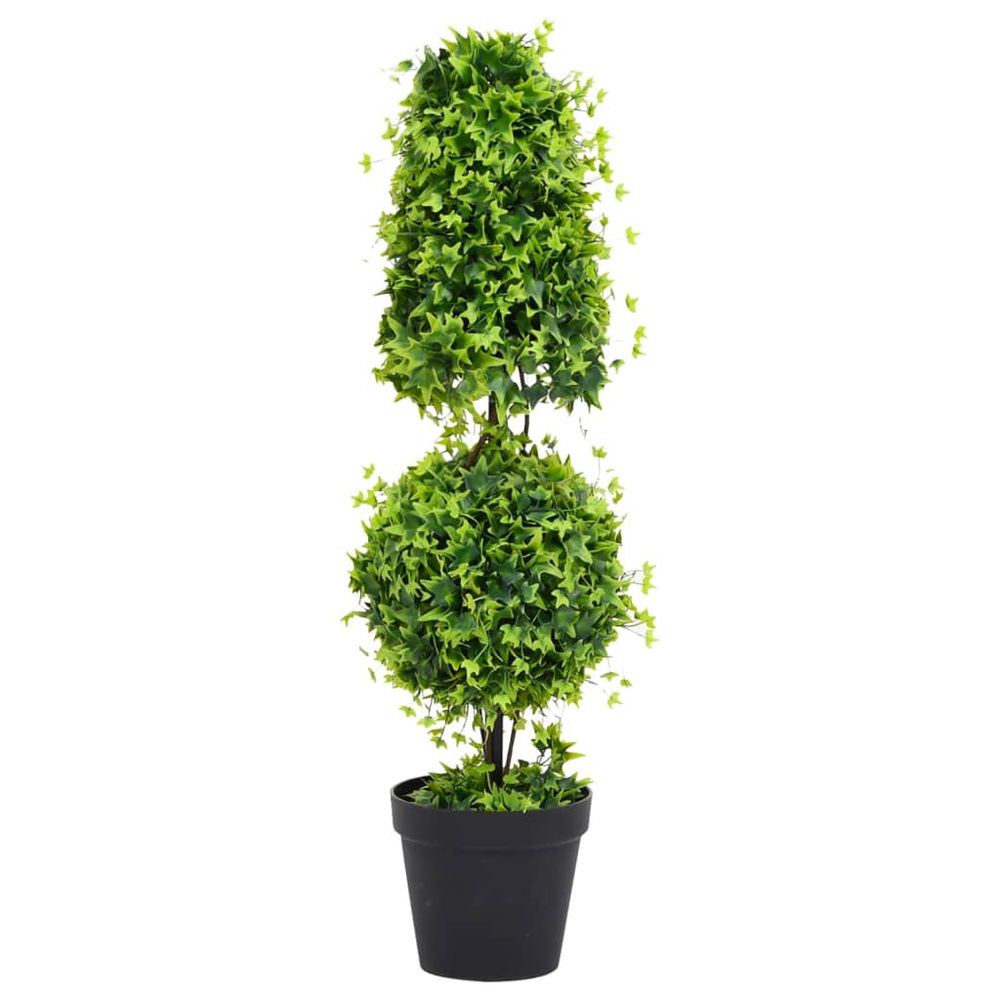 Artificial Boxwood Plant with Pot Ball Shaped Green 71 cm