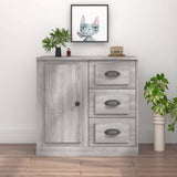 Sideboard White 70x35.5x67.5 cm Engineered Wood