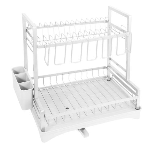 VINSANI 2 TIER DISH DRAINER WHITE 1010431