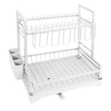 VINSANI 2 TIER DISH DRAINER WHITE 1010431