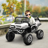 Kids Electric Ride on Car with Remote Control - White