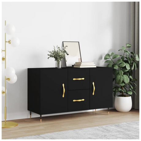 Sideboard Black 100x36x60 cm Engineered Wood