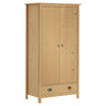 2-Door Wardrobe Hill 89x50x170 cm Solid Pine Wood