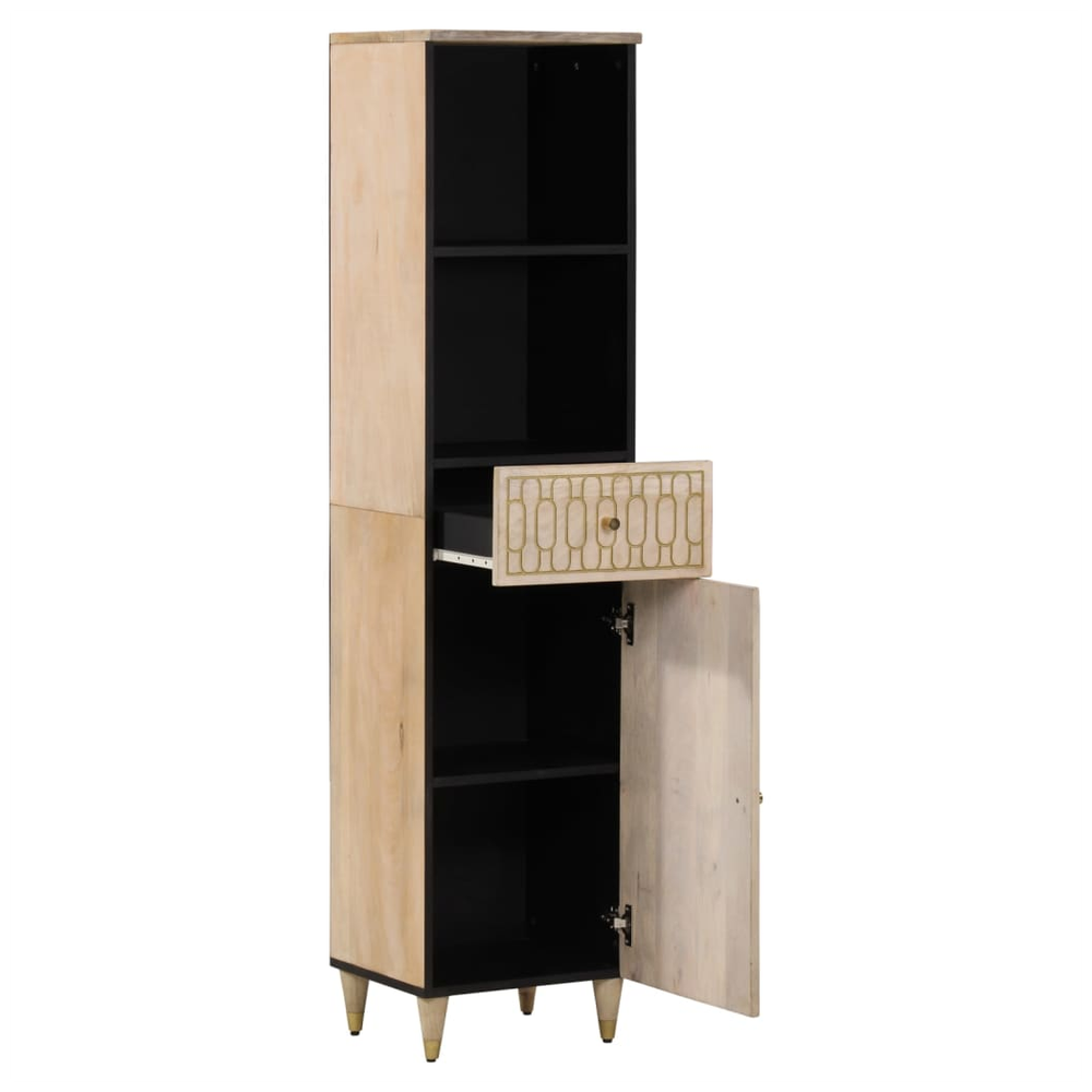 Bathroom Cabinet 38x33x160 cm Solid Wood Mango