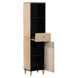 Bathroom Cabinet 38x33x160 cm Solid Wood Mango