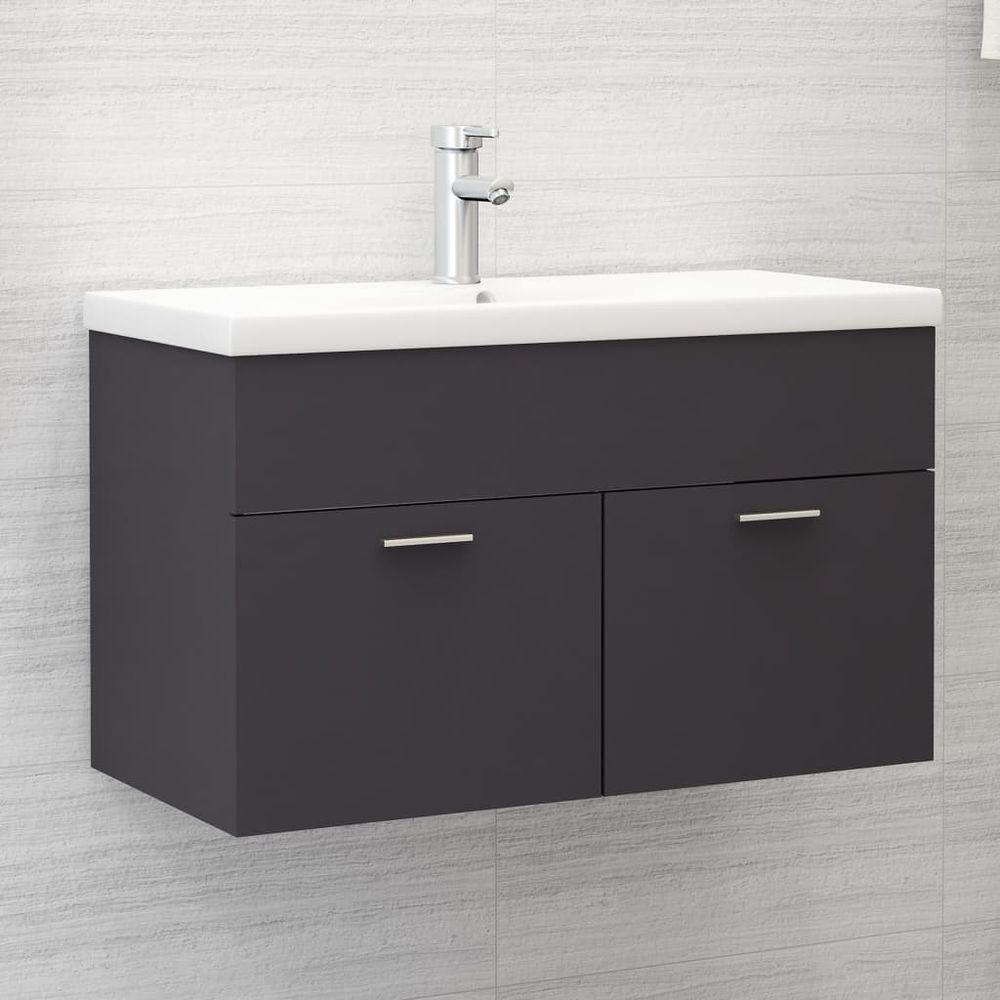 Sink Cabinet with Built-in Basin Chipboard