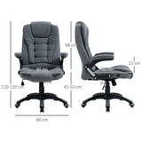 High Back Home Office Chair Computer Desk Chair w/ Arms Swivel Wheels Dark Grey