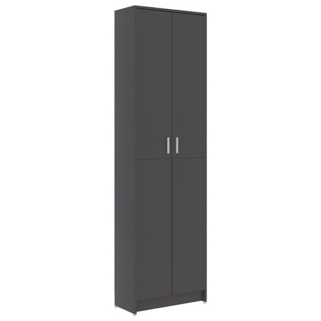 Hallway Wardrobe Grey 55x25x189 cm Engineered Wood