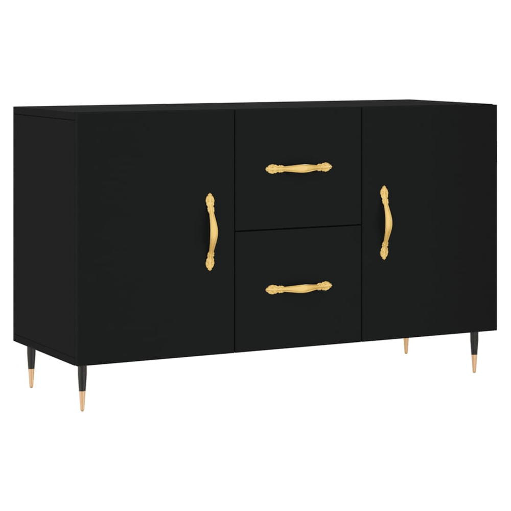 Sideboard Black 100x36x60 cm Engineered Wood