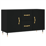 Sideboard Black 100x36x60 cm Engineered Wood