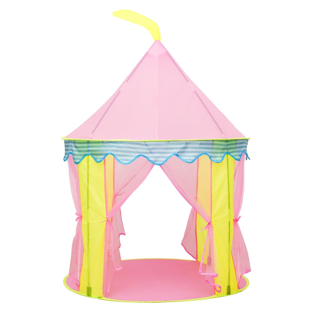 Children Play Tent with 250 Balls Pink 100x100x127 cm