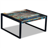 Coffee Table Solid Reclaimed Wood 80x80x40 cm