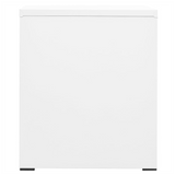 Filing Cabinet White 46x62x72.5 cm Steel