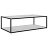 Coffee Table Transparent 60x60x35 cm Tempered Glass