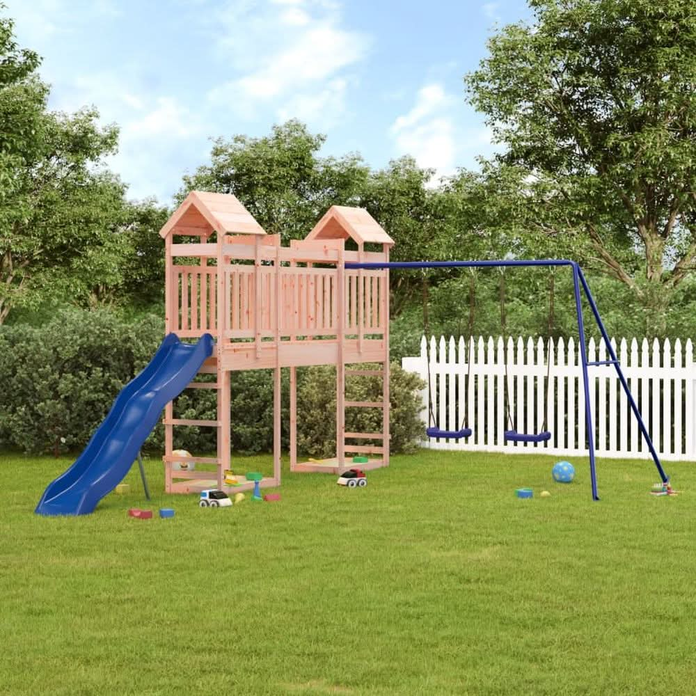 Outdoor Playset Solid Wood Pine