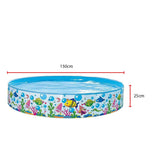 Kids Ridgid Wall Play Swimming Centre Paddling Pool Sea Life Outdoor Summer Fun