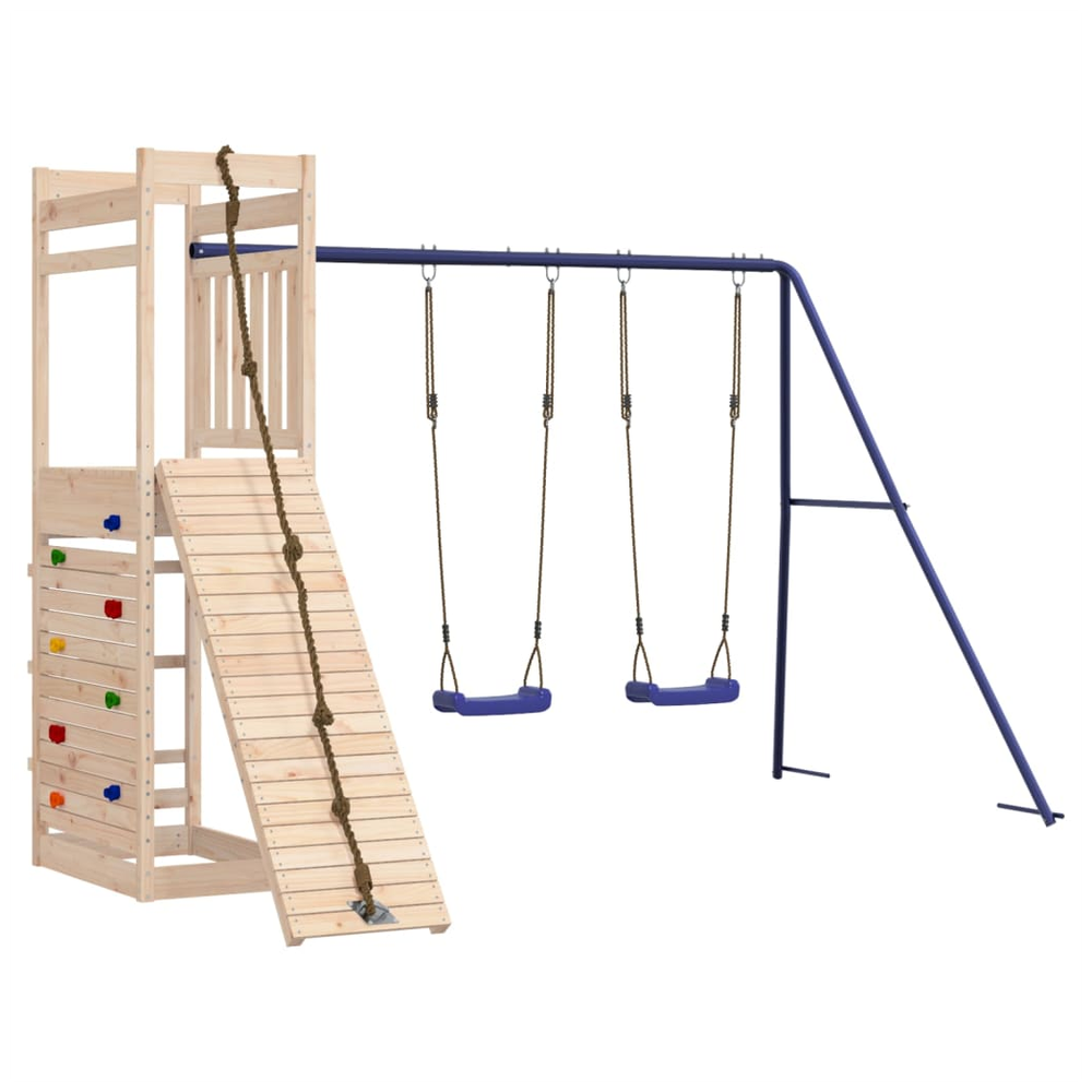 Outdoor Playset Solid Wood Pine