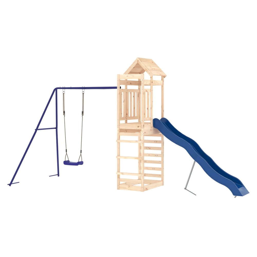 Outdoor Playset Solid Wood Pine