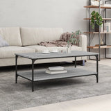 Coffee Table Grey Sonoma 100x55x40 cm Engineered Wood