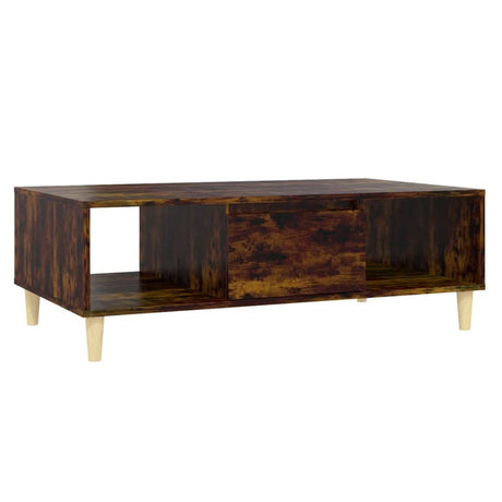 Coffee Table Smoked Oak 103.5x60x35 cm Engineered Wood