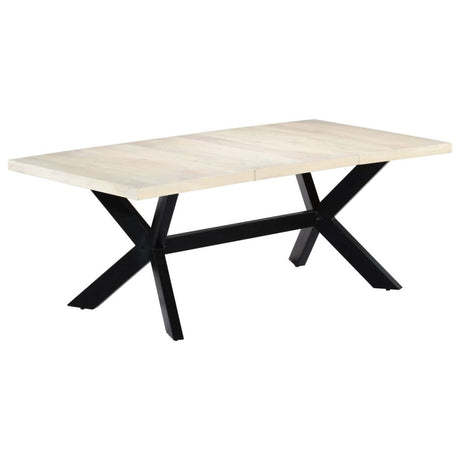 Dining Table 200x100x75 cm Solid Mango Wood