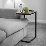 C Shaped Side Table Black Powder Coating