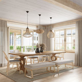 Pendant lamp wood Elza Scandinavian Design E27