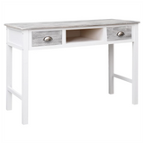 Writing Desk Grey 110x45x76 cm Wood