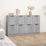 Sideboards 2 pcs White 60x30x70 cm Engineered Wood