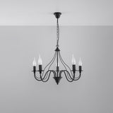 Chandelier steel Minerwa modern Design E14