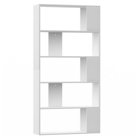 Book Cabinet/Room Divider White 80x24x159 cm Engineered Wood