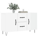 Sideboard High Gloss White 100x36x60 cm Engineered Wood