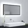 LED Bathroom Mirror White 90x8.5x37 cm Acrylic