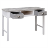 Writing Desk Grey 110x45x76 cm Wood