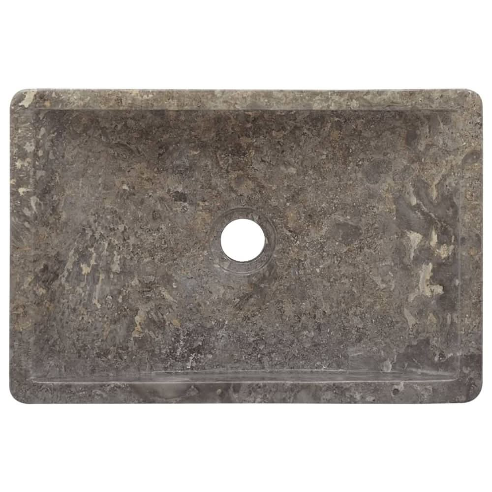 Sink Grey 45x30x12 cm Marble