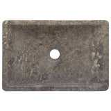 Sink Grey 45x30x12 cm Marble