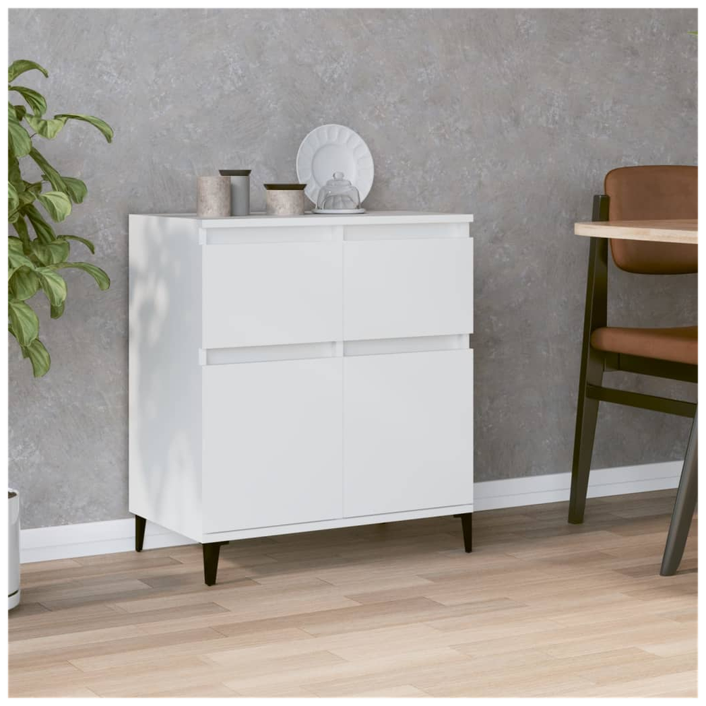 Sideboard White 60x35x70 cm Engineered Wood